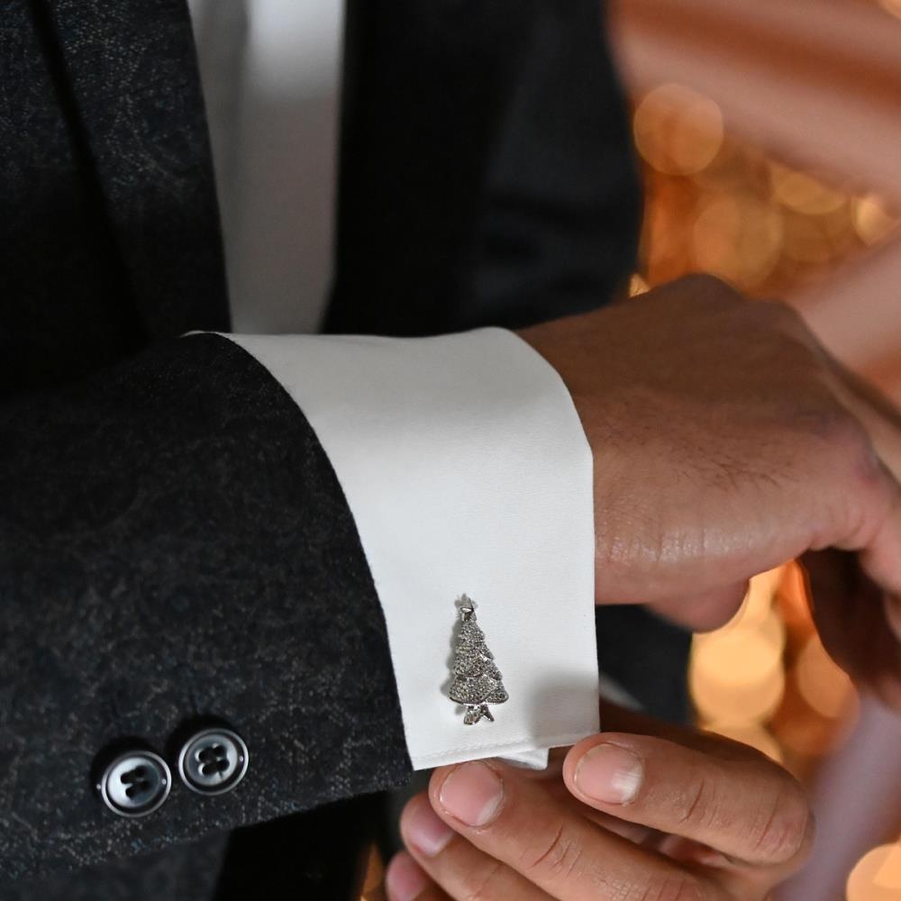 Cufflinks Christmas-tree - 1