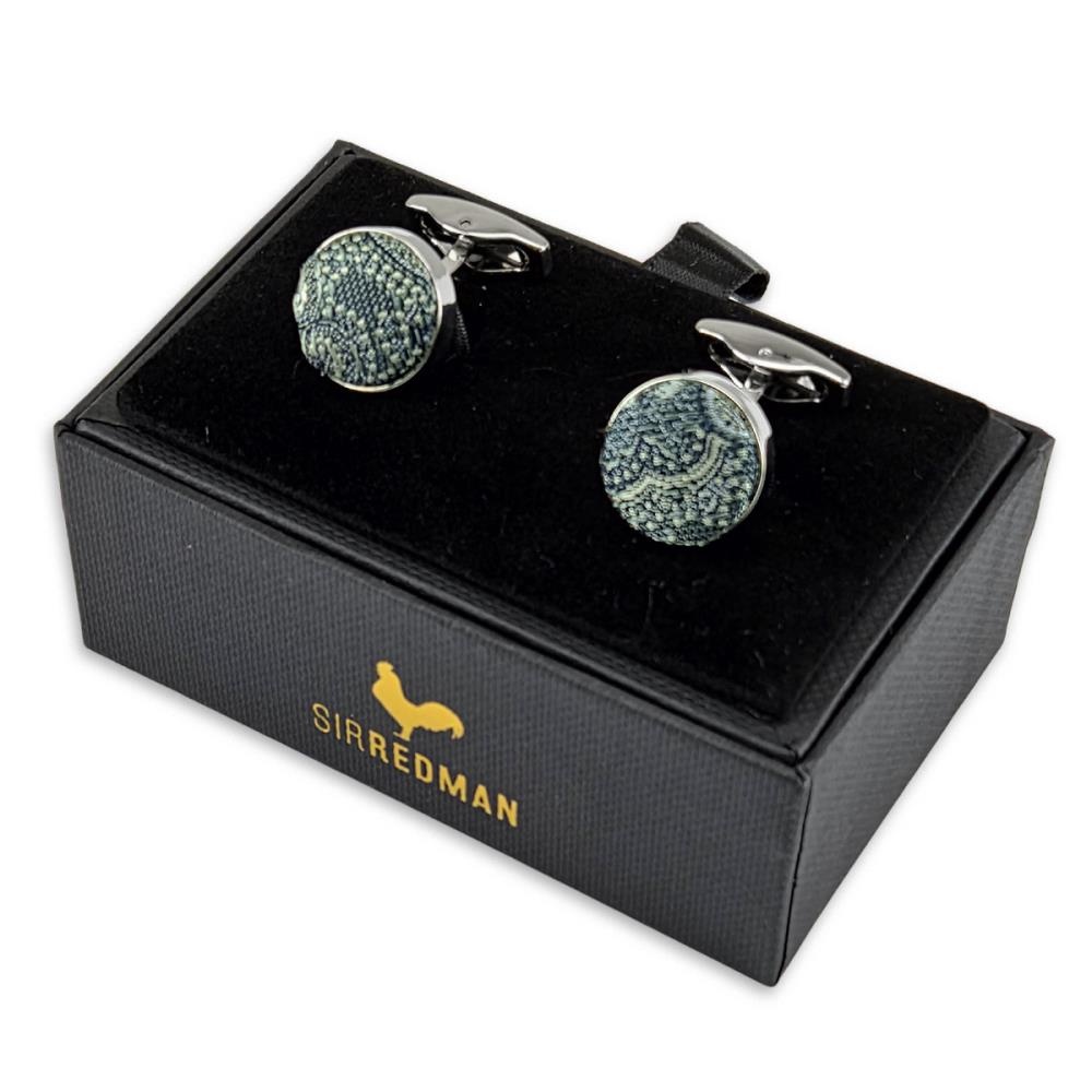 cufflinks Eternal Paisley Green - 2