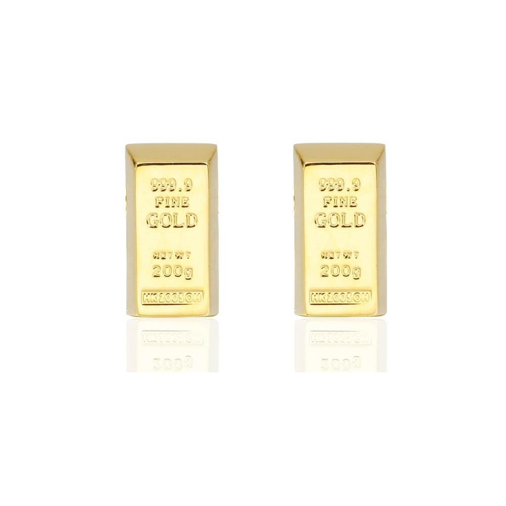 Cufflinks Gold Brick - 2