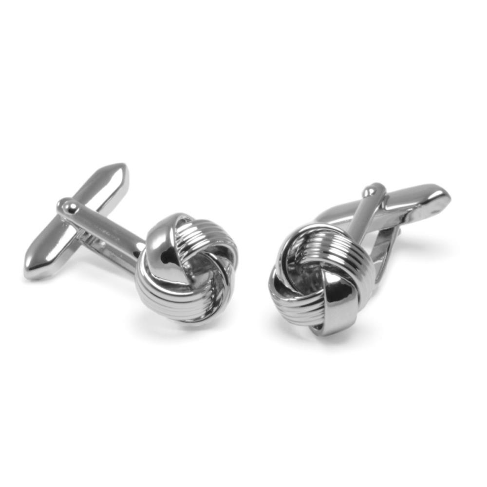 Cufflinks Knot silver - 1
