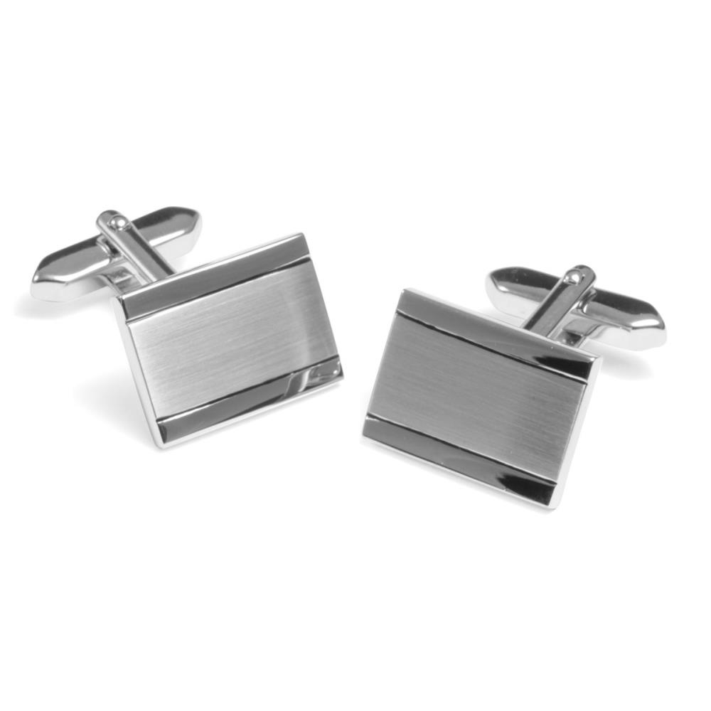 Cufflinks mat & shiny - 1