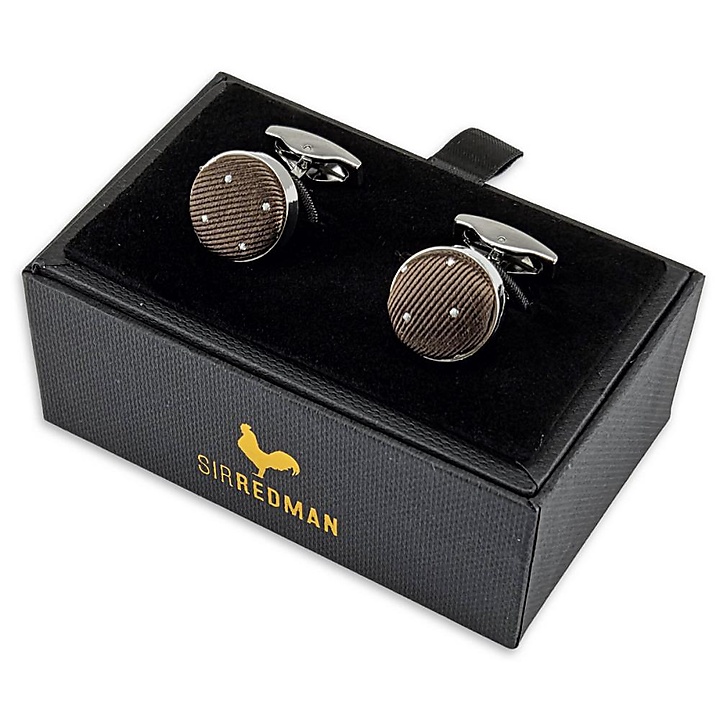 cufflinks Mayfair Dots Brown