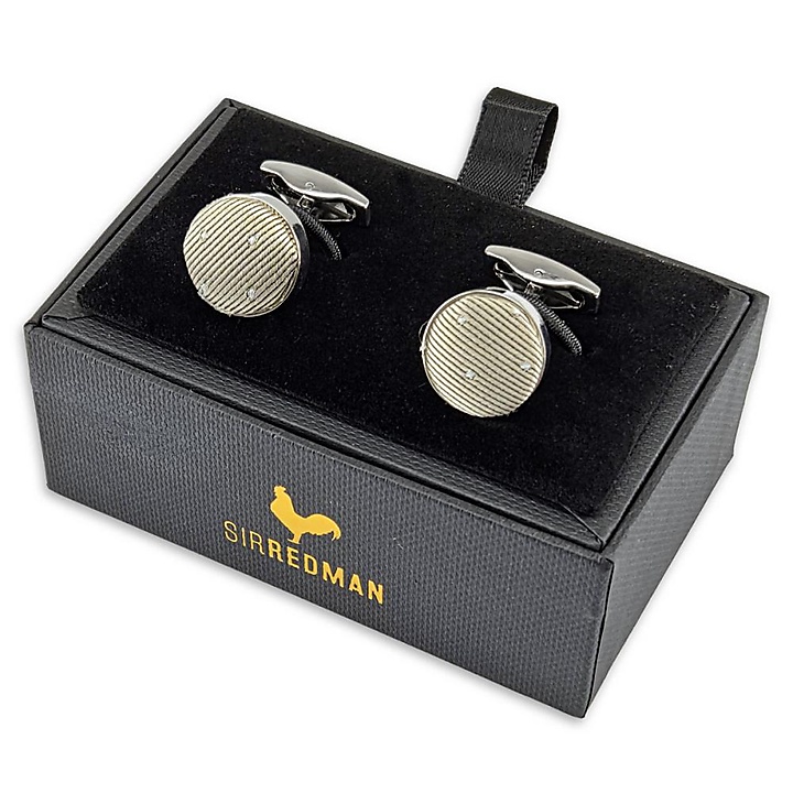 cufflinks Mayfair Dots Champagne