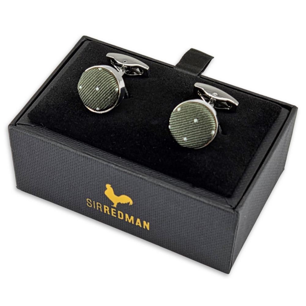 cufflinks Mayfair Dots Green - 2