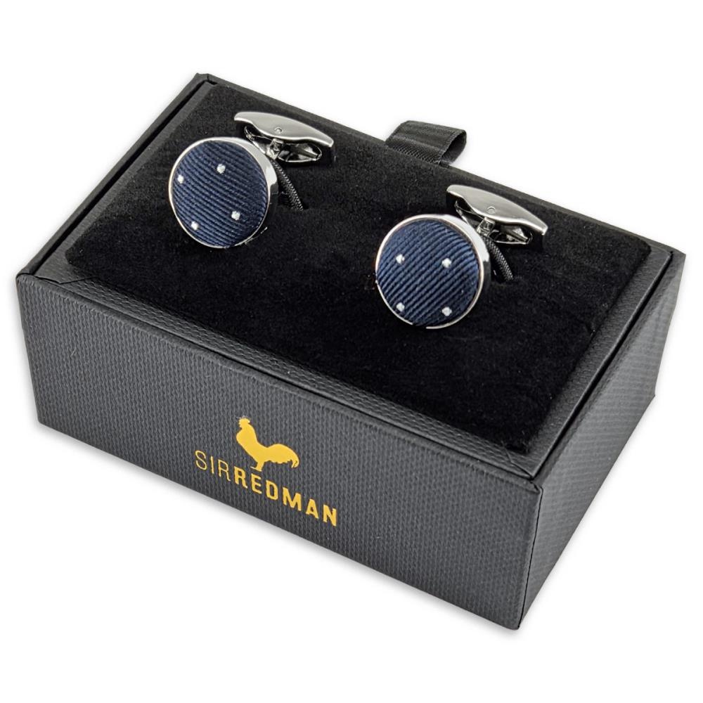 cufflinks Mayfair Dots Navy - 2