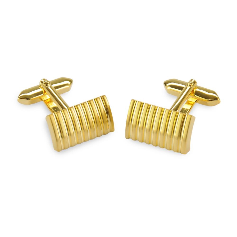 Cufflinks Ribbed Rectangle - 1
