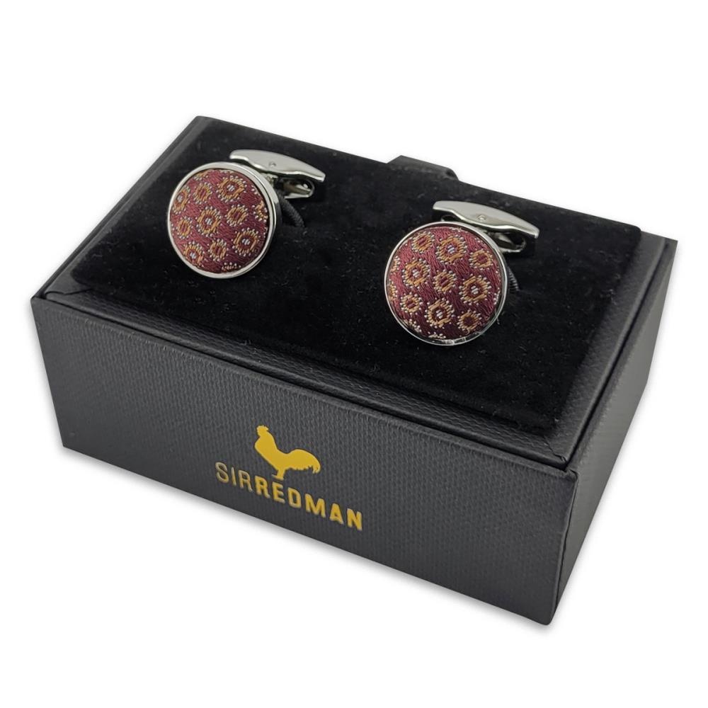 cufflinks Talented Tailor bordeaux - 4