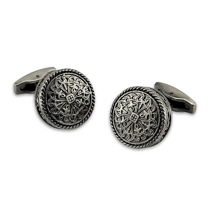 cufflinks Troy Metal
