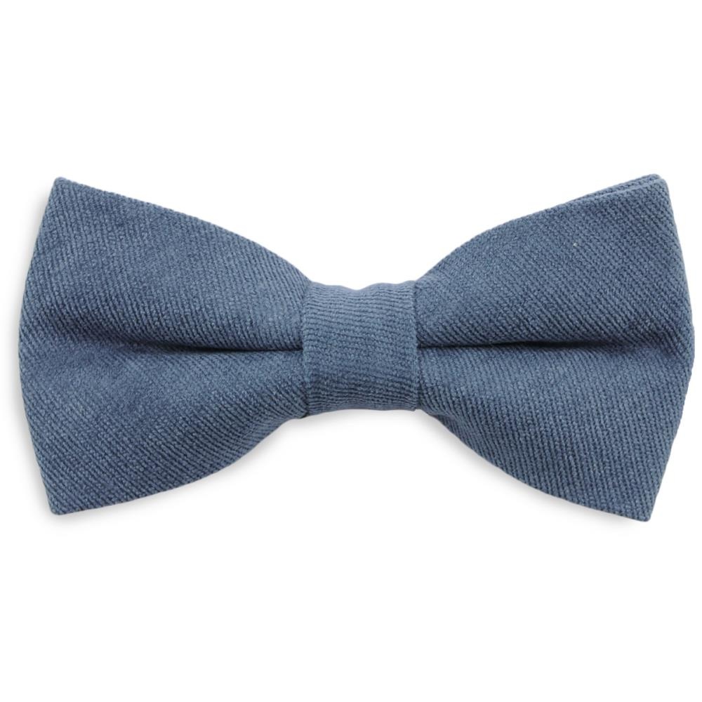 denim blue bow tie Soft Touch - 1