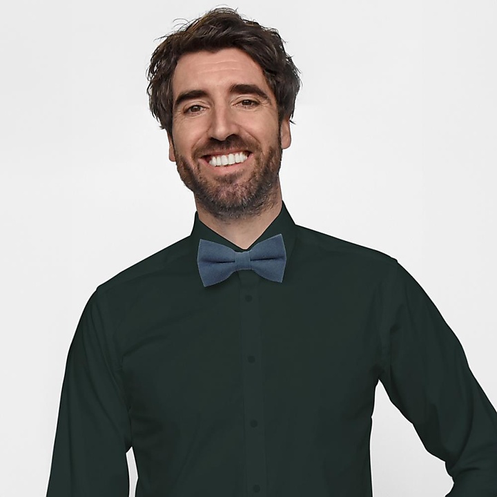 denim blue bow tie Soft Touch