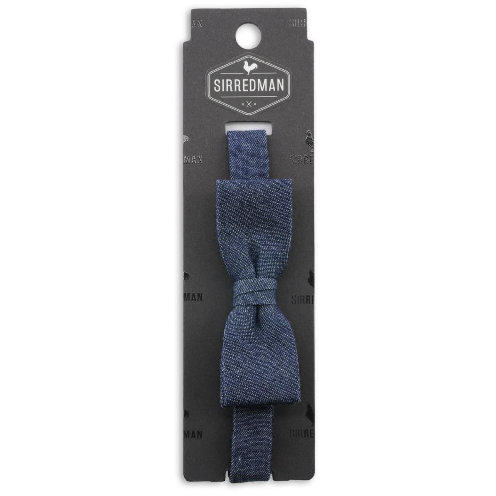 denim kids bow tie blue - 3
