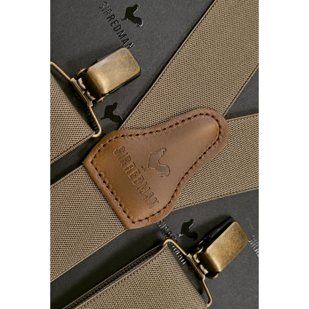 duo set of suspenders taupe-brown - 4