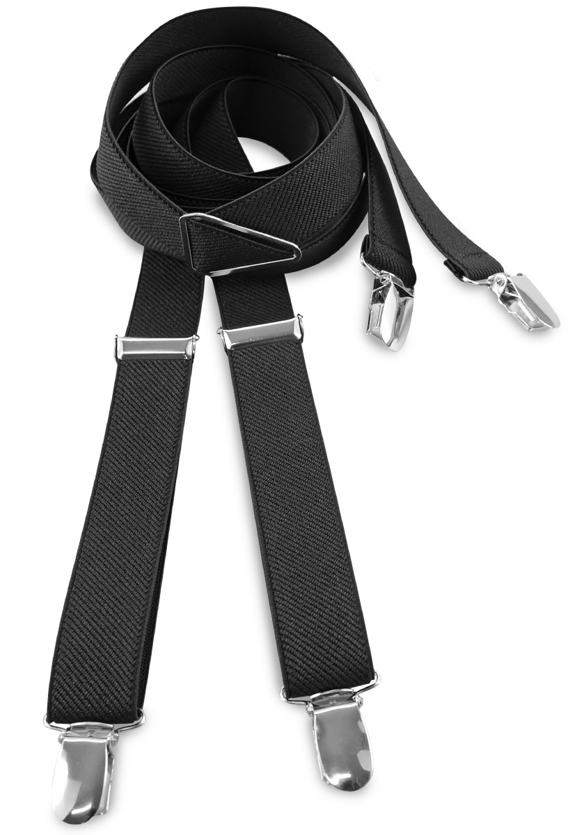Gift set suspenders Rudolph reindeer black - 2