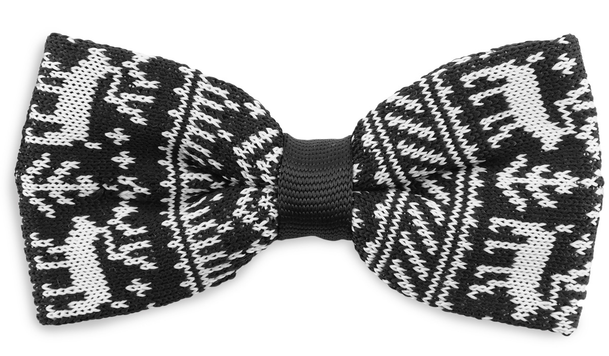 Gift set suspenders Rudolph reindeer black - 3