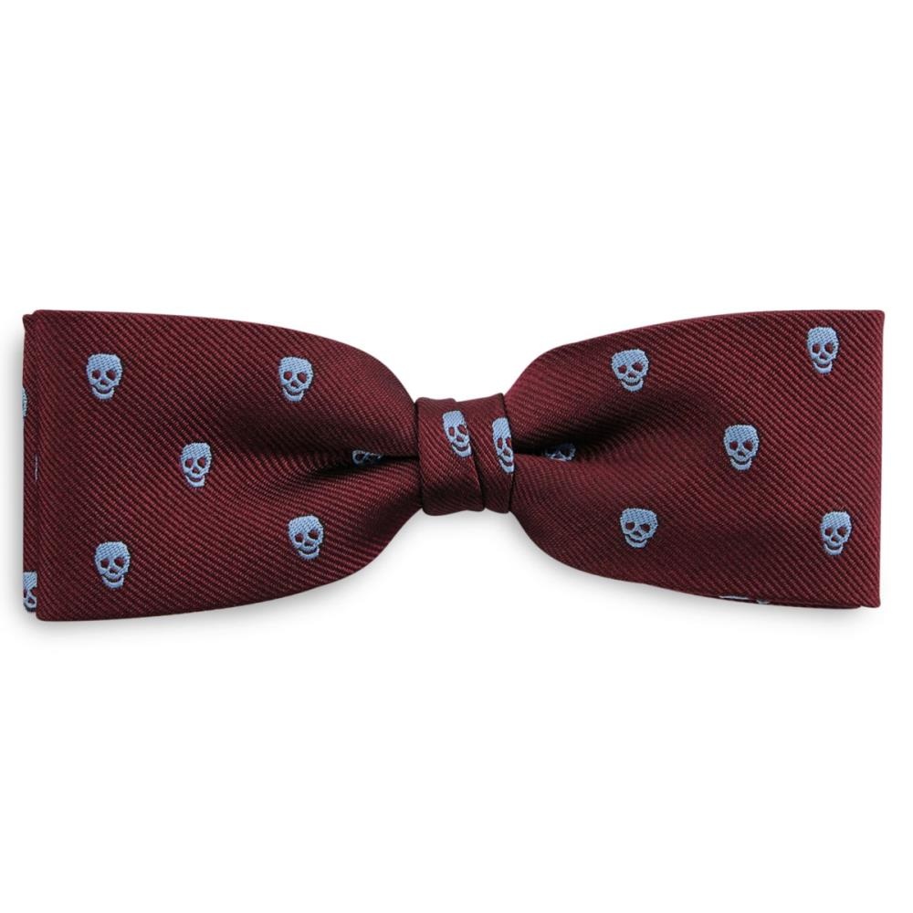Gift set suspenders Skull Dandy bordeaux - 2