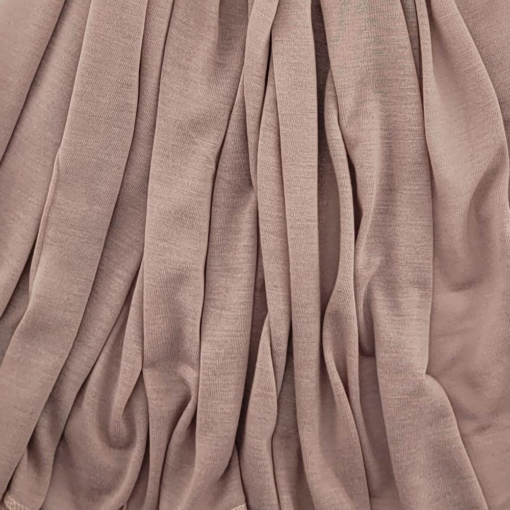 headscarf polyester jersey plain antique rose - 3