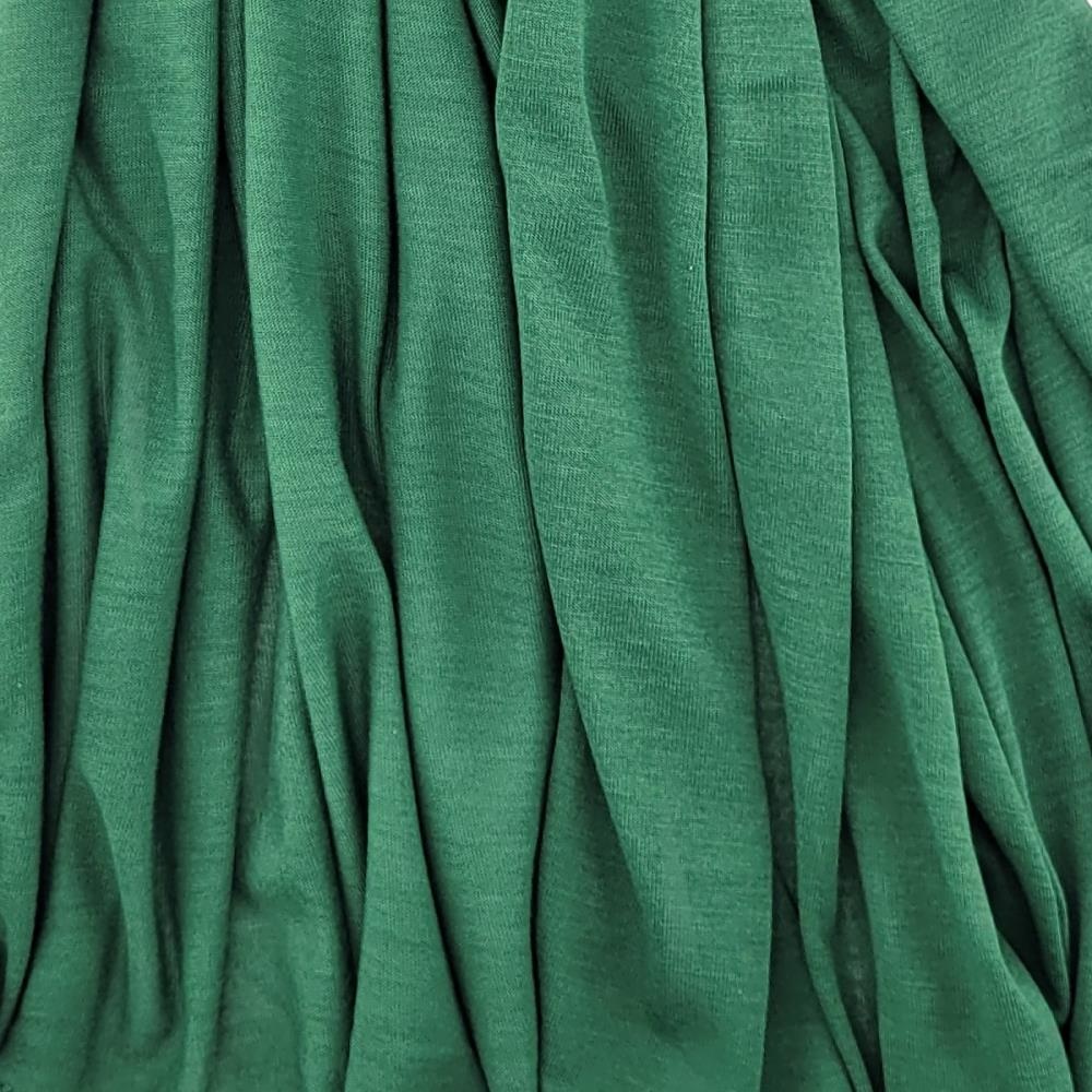 headscarf polyester jersey uni bottle green - 3