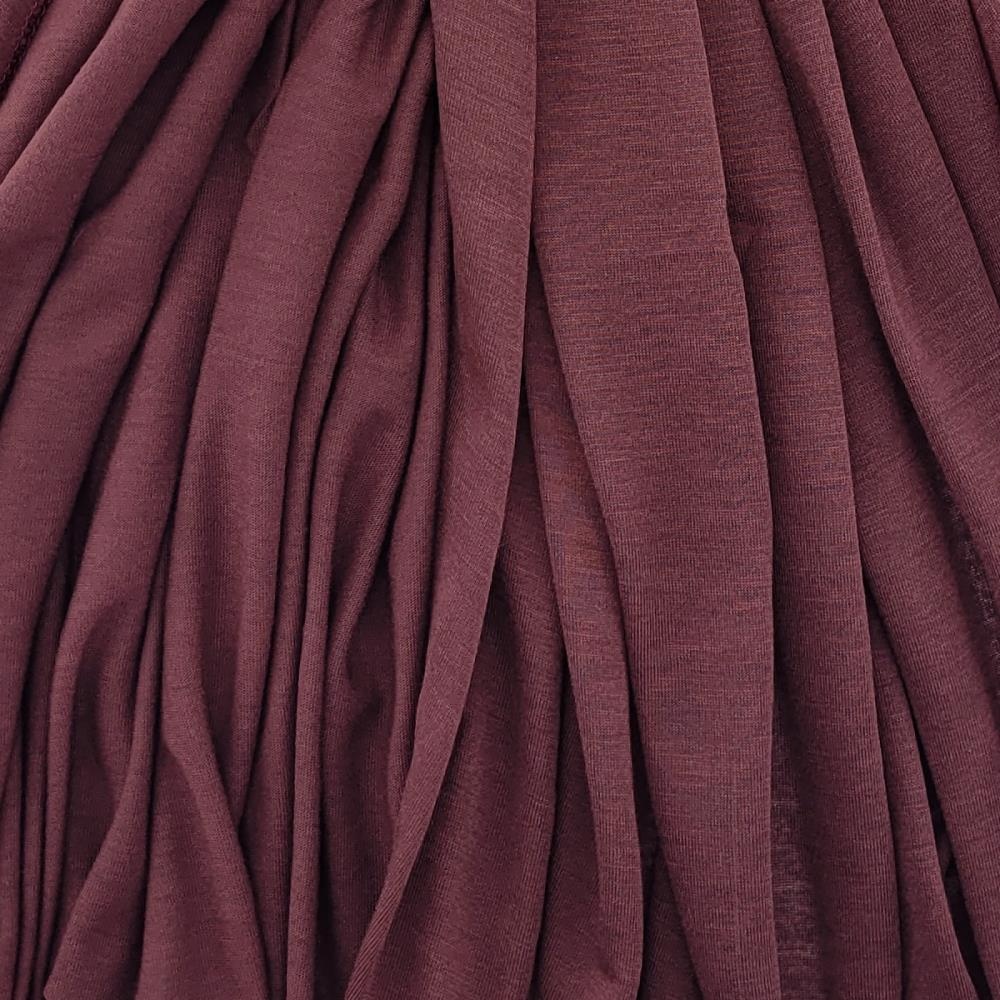 headscarf polyester jersey uni burgundy - 3