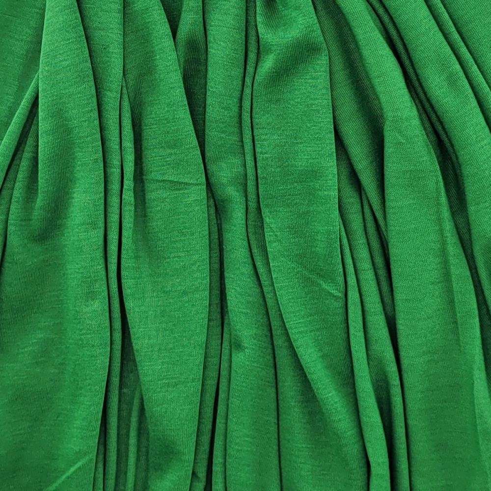 headscarf polyester jersey uni green - 3