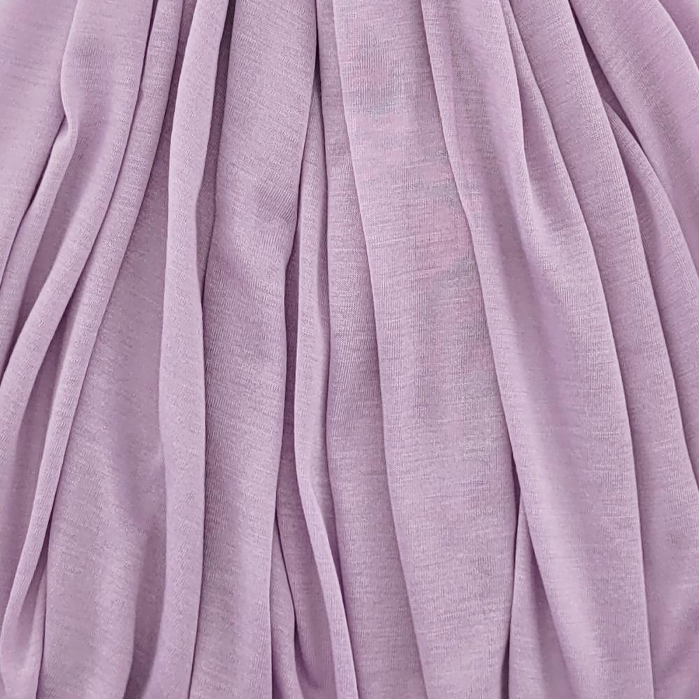 headscarf polyester jersey uni lilac - 3