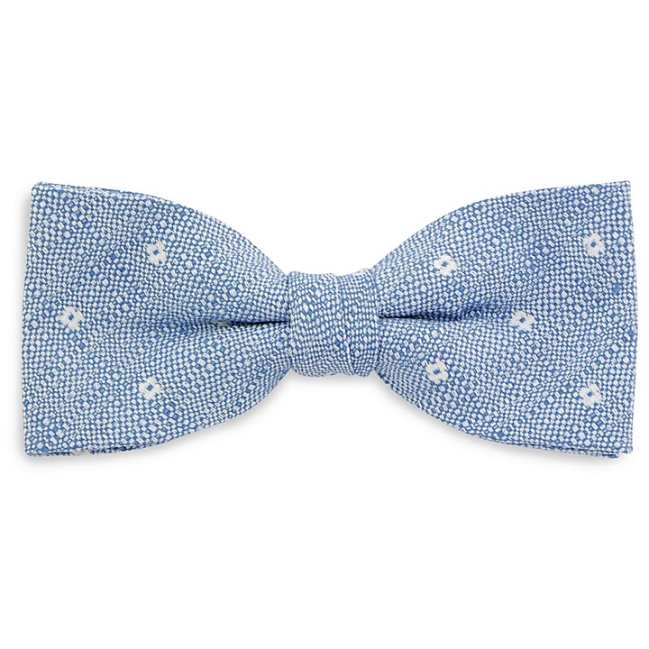 kids bow tie Bridal Blossom blue