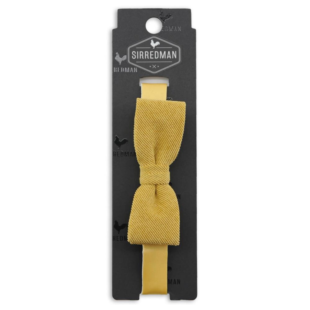 kids bow tie Corduroy mustard - 3