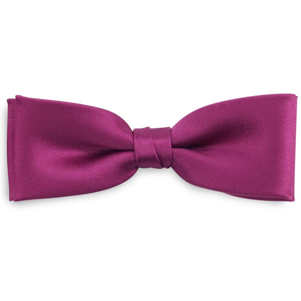 Kids bow tie fuchsia junior - 1