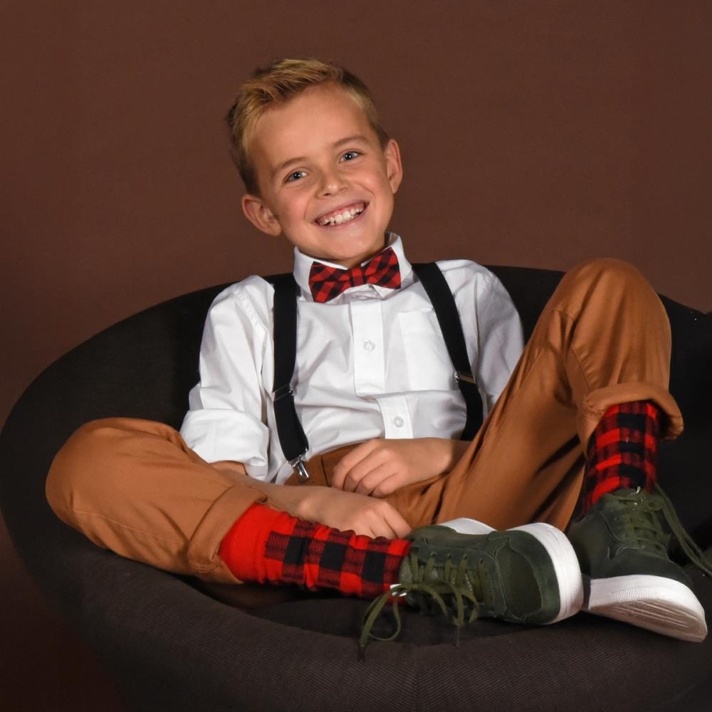 Kids bow tie Hugo Lumberjack - 1