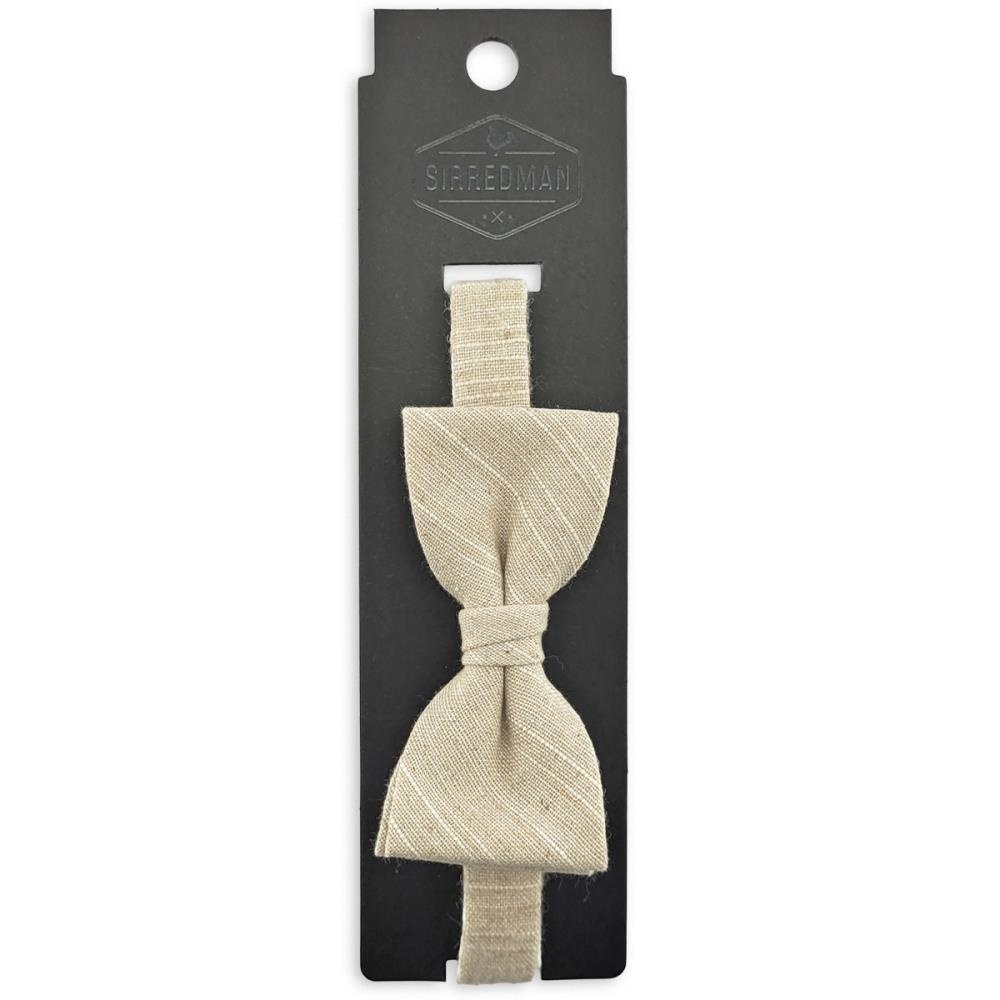 kids bow tie Linen Love Beige - 2