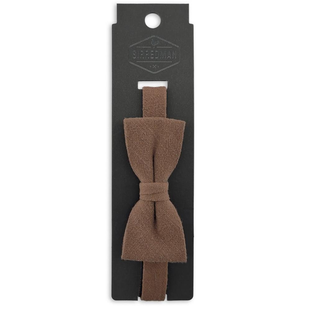 kids bow tie Pastel Promise Brown - 2