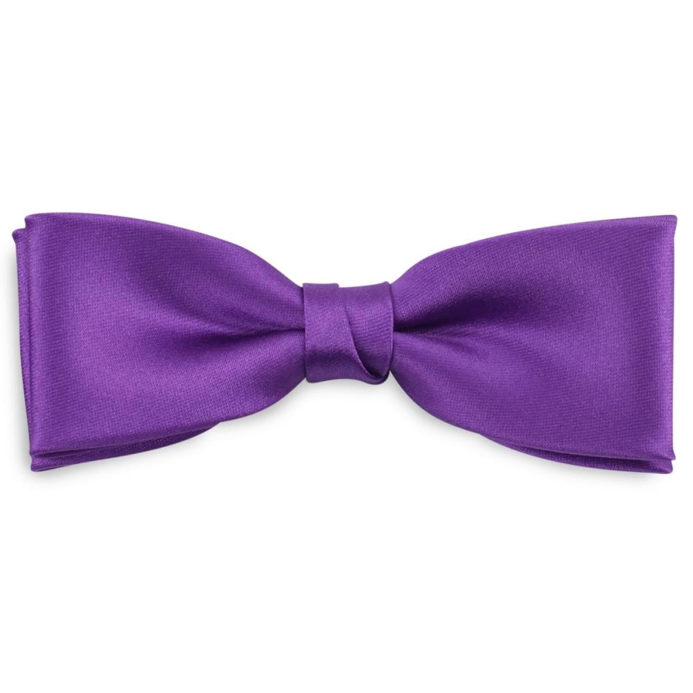 Kids bow tie purple junior - 1