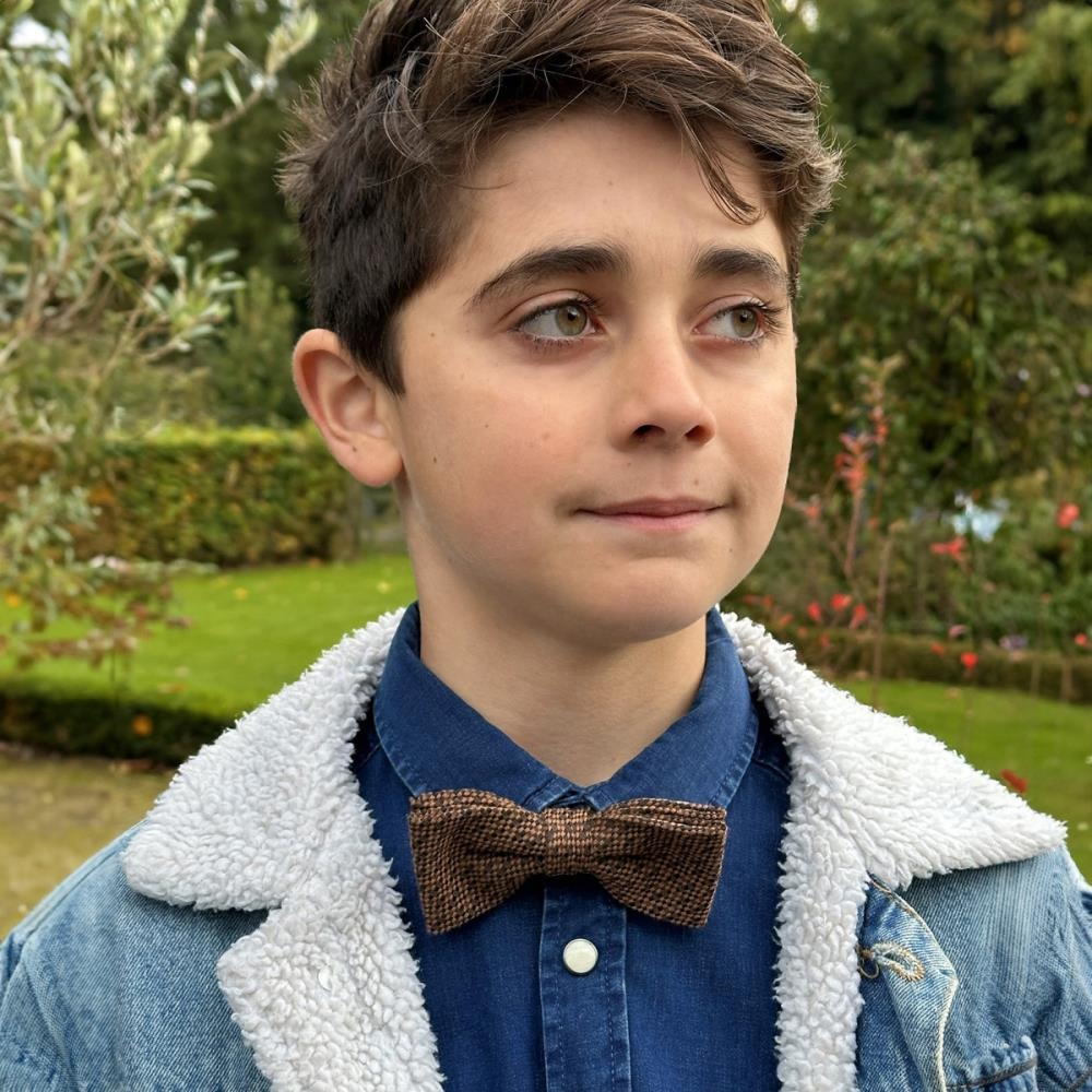 kids bow tie Rustic Riddle - 1