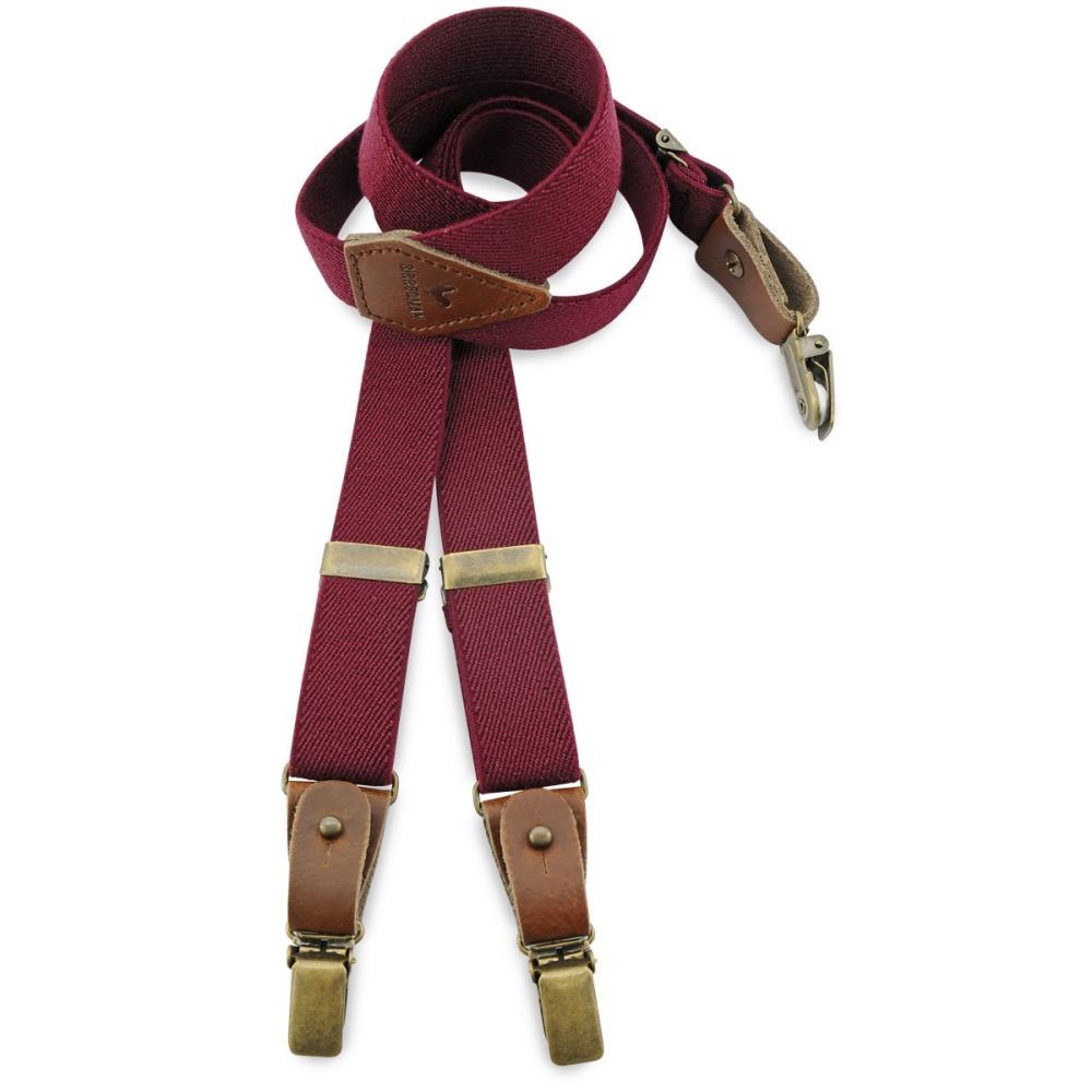 kids suspenders Buck Burgundy - 2