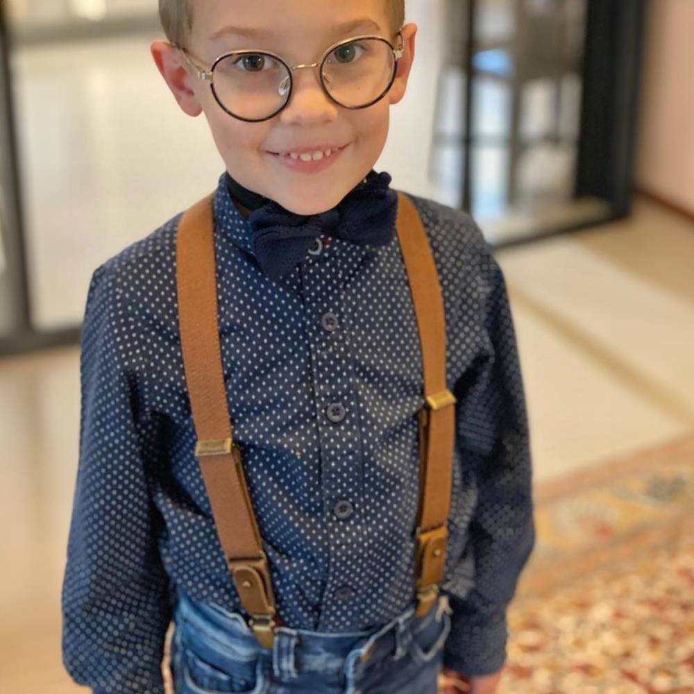 kids suspenders Chocolate Charm - 1