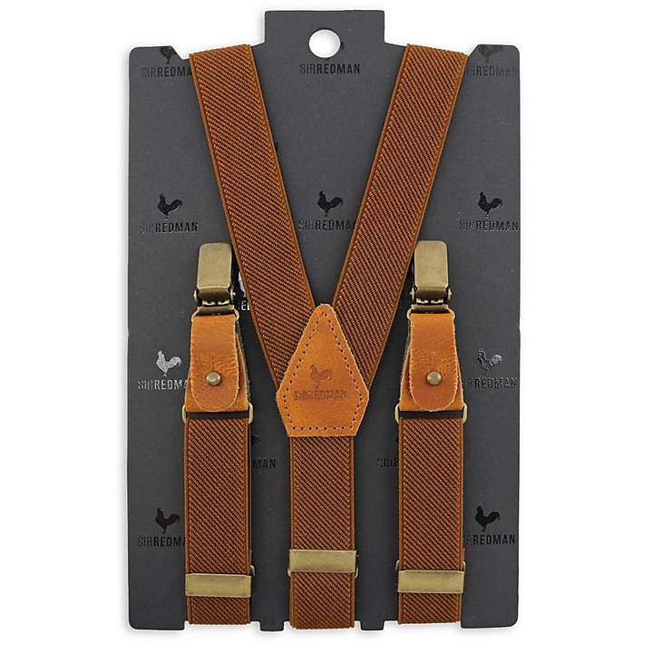 kids suspenders Cody Cognac