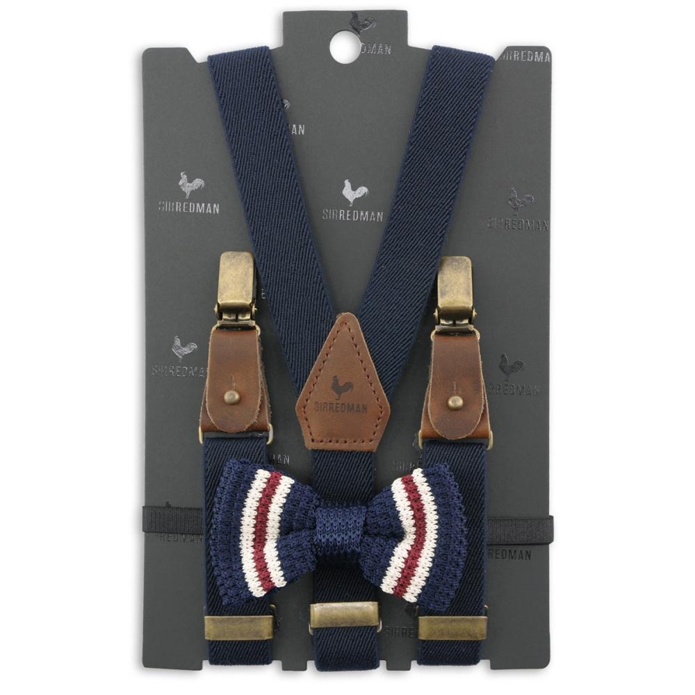 kids suspenders combi pack Blue America - 1