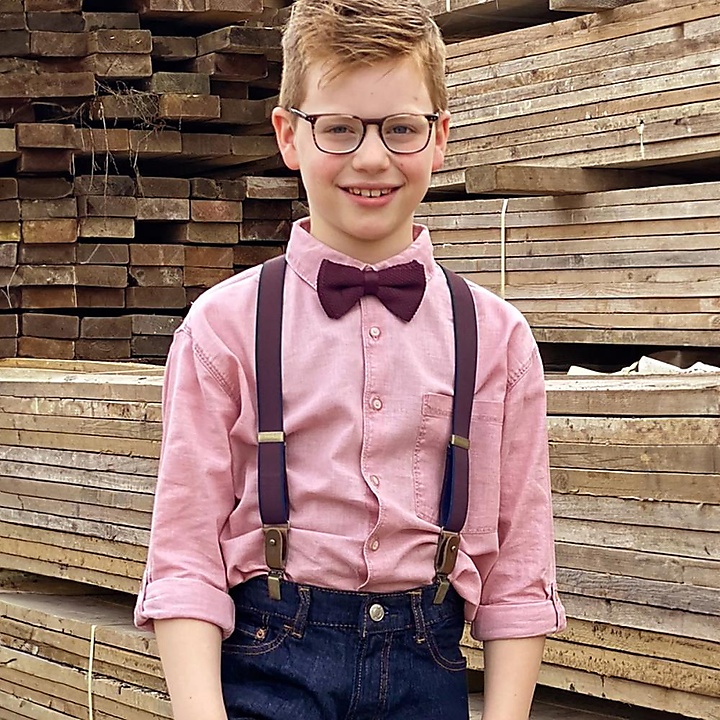 kids suspenders combi pack Crushed Berry