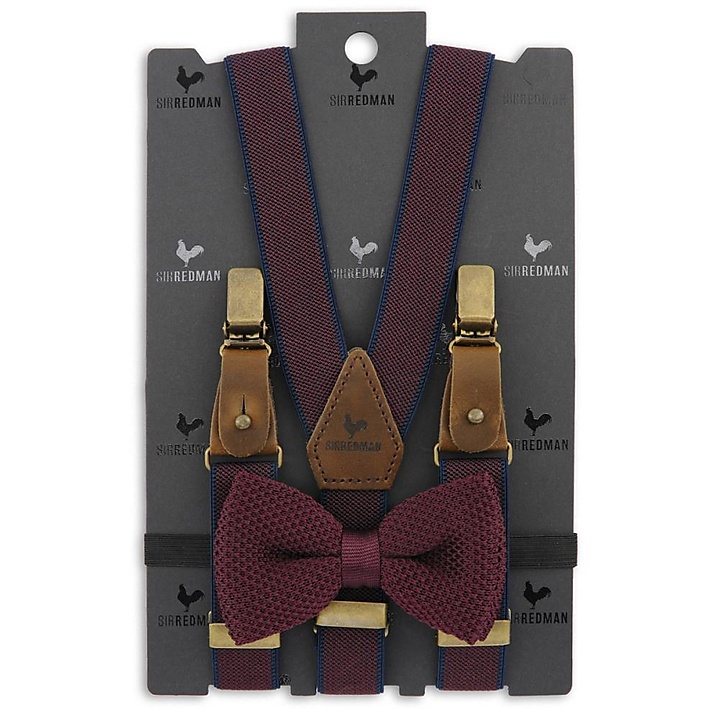 kids suspenders combi pack Crushed Berry