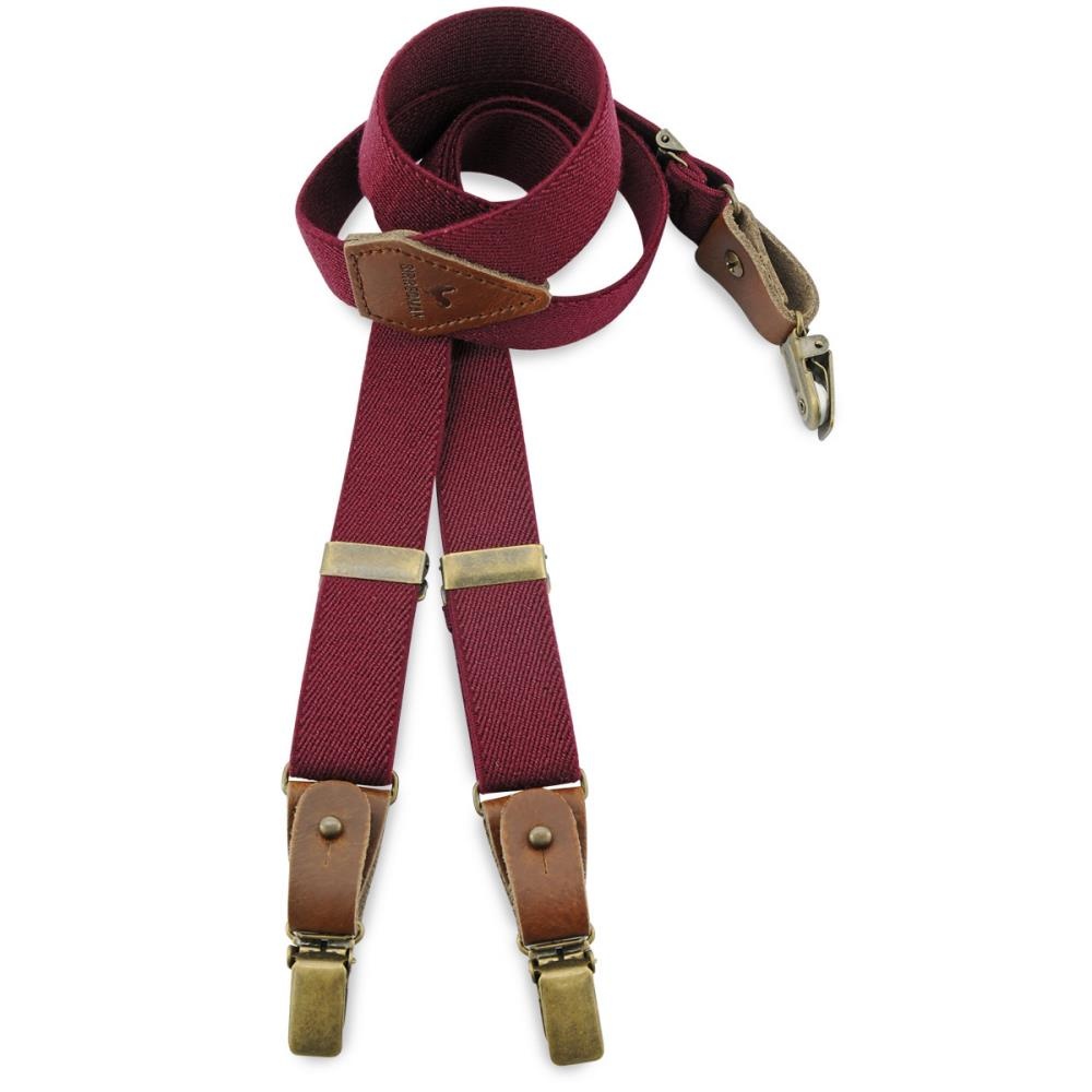 kids suspenders combi pack Mr Buck Burgundy - 4