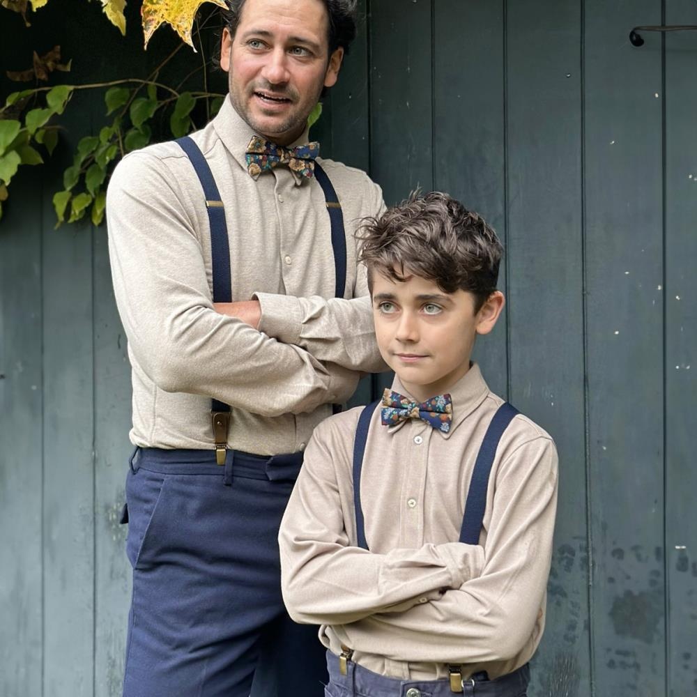 kids suspenders combi pack Retro Ranonkel blue - 4