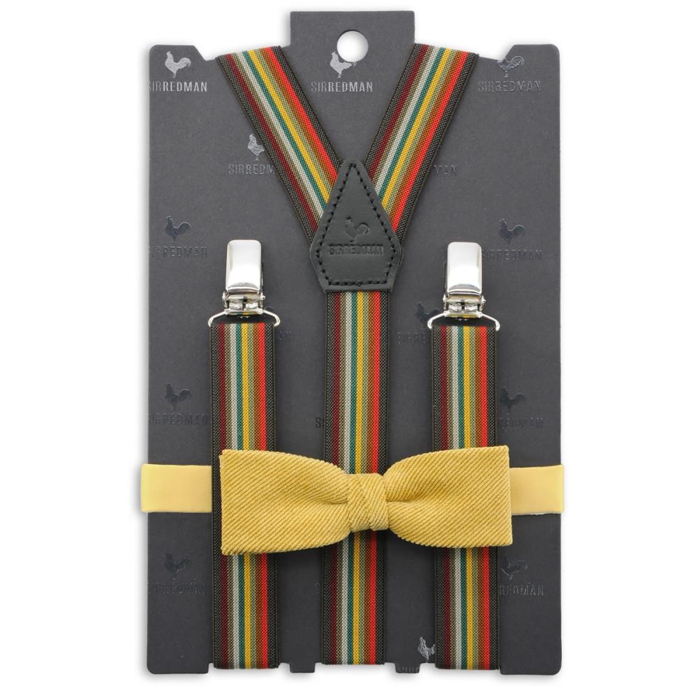 kids suspenders combi pack William Corduroy - 1