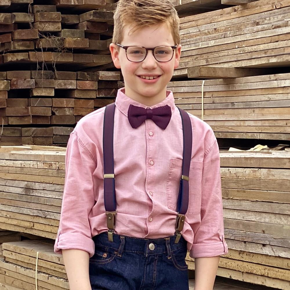 kids suspenders Crushed Berry - 1