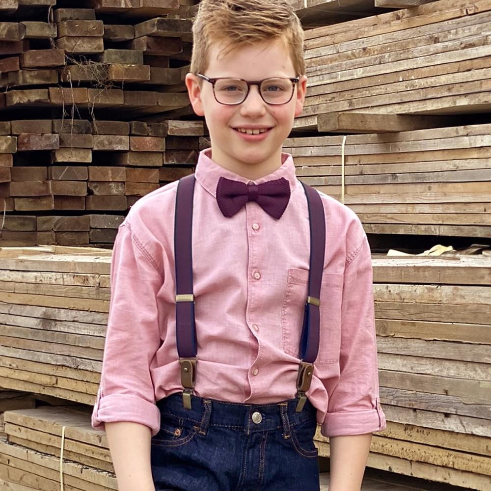 kids suspenders Crushed Berry - 2