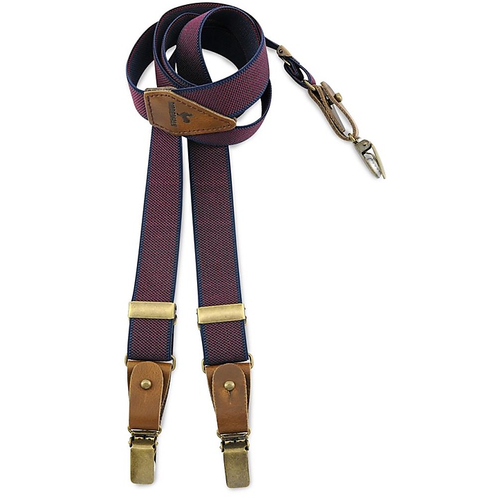 kids suspenders Crushed Berry