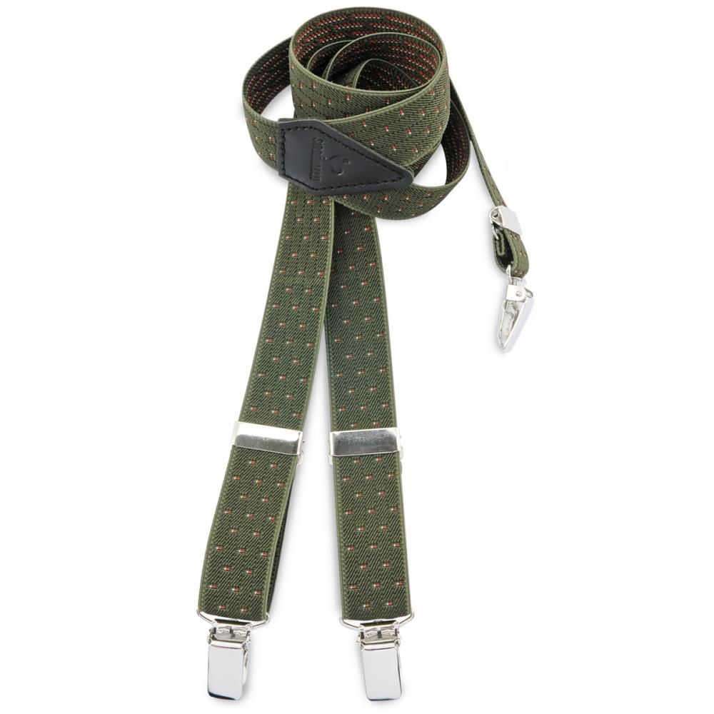 kids suspenders La Gacilly green - 1