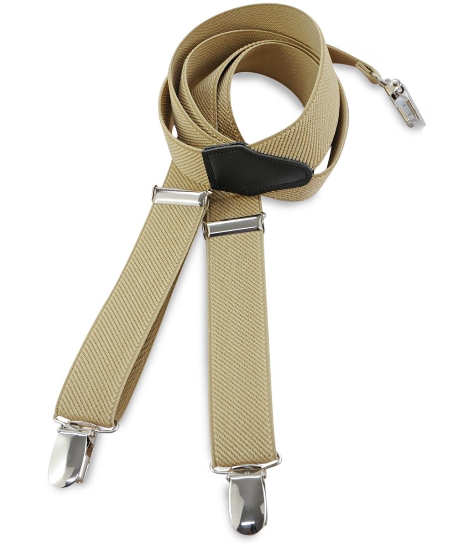 Kids suspenders uni beige - 1
