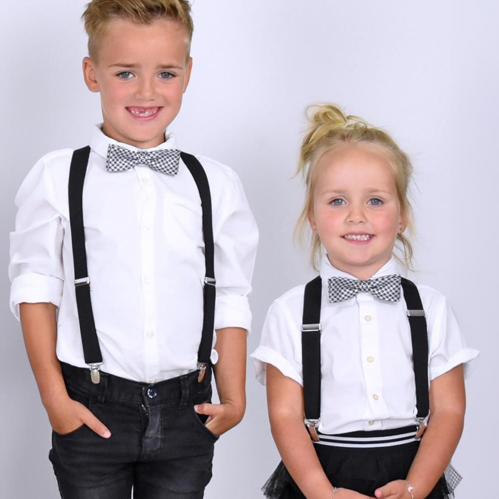 Kids suspenders uni black - 2