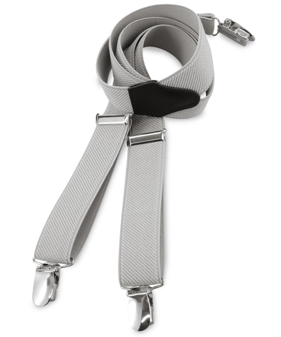 Kids suspenders uni grey - 1