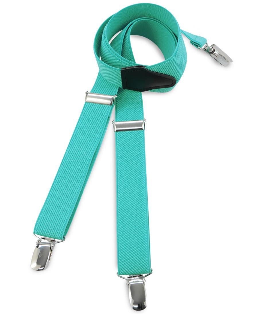Kids suspenders uni mint green - 1