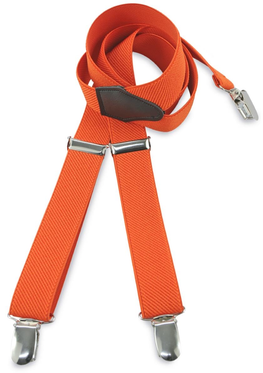 Kids suspenders uni orange - 1